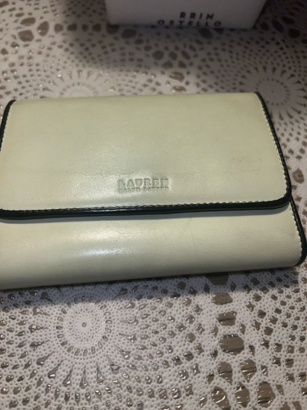 Lauren Ralph Leather Clutch